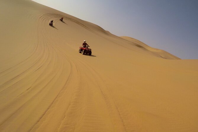 2hr COMBO - 1hr Lie-down Sandboarding and 1hr Quad Bike ride - Starting at Desert Explorers in Swakopmund