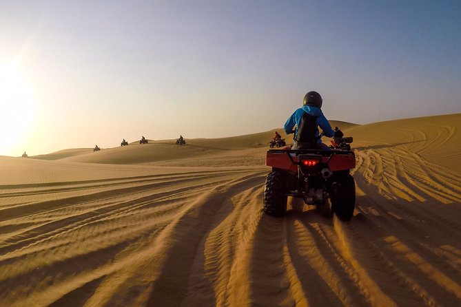 2hr COMBO - 1hr Lie-down Sandboarding and 1hr Quad Bike ride - Returning by quad and chasing the last hour of speed