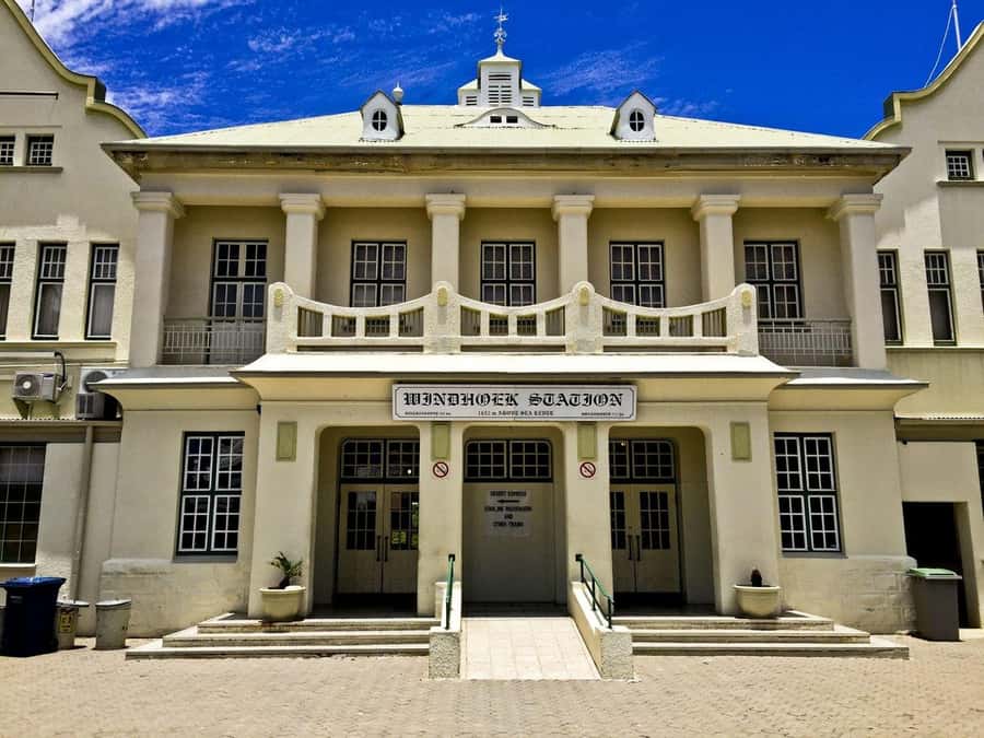 City Tour of Windhoek Namibia - Independence Avenue and the city center