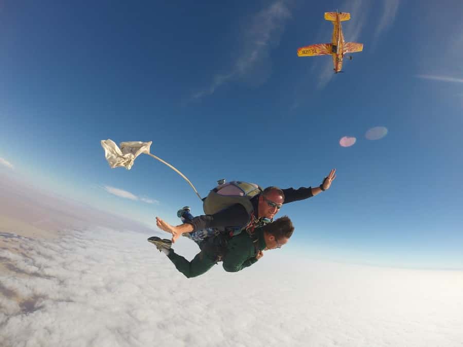 From Swakopmund: Tandem Sky Diving - Key points about this Swakopmund freefall