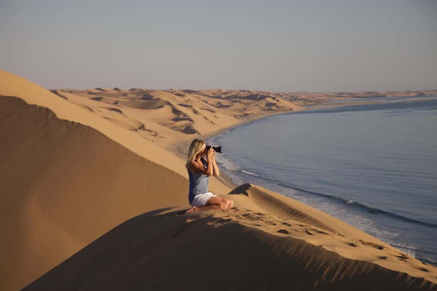 From Walvis Bay: Sandwich Harbor 4x4 Tour - The 4x4 run along the beach