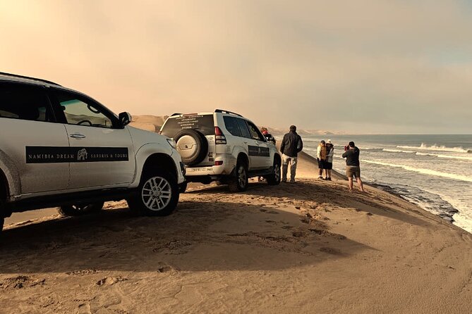 Sandwich Harbour 4x4 Guided Tour - Unforgettable Adventure - Flamingo Lagoon starts the morning with birdlife