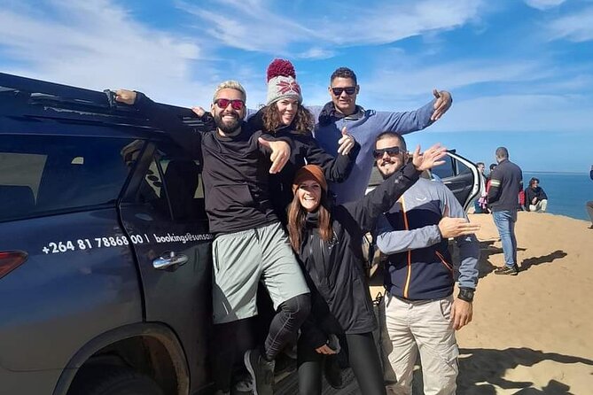 Sandwich Harbour 4x4 Tours at Walvisbay, Namibia - The four-hour 4x4 run through the Namib dunes