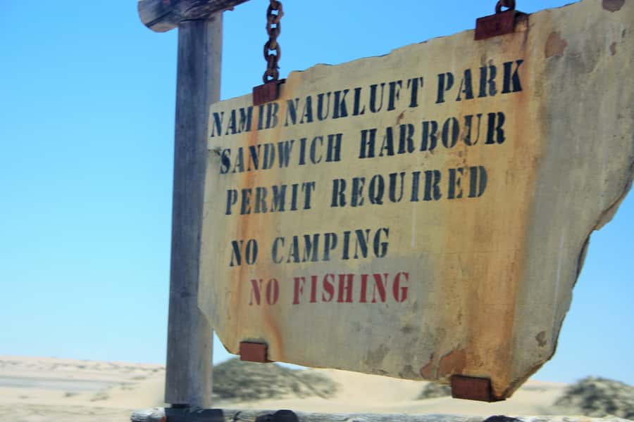 Self-Drive Guided Tour to Sandwich Harbour - Seeing how Walvis Bay salt reaches the desert route
