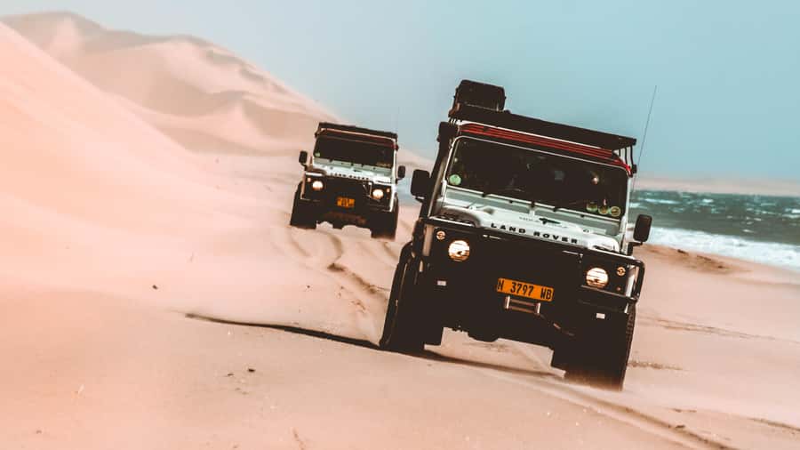 Walvis Bay: Dolphin Cruise, Pink Lakes and 4x4 Dune Drive - Starting at the Walvis Bay Waterfront