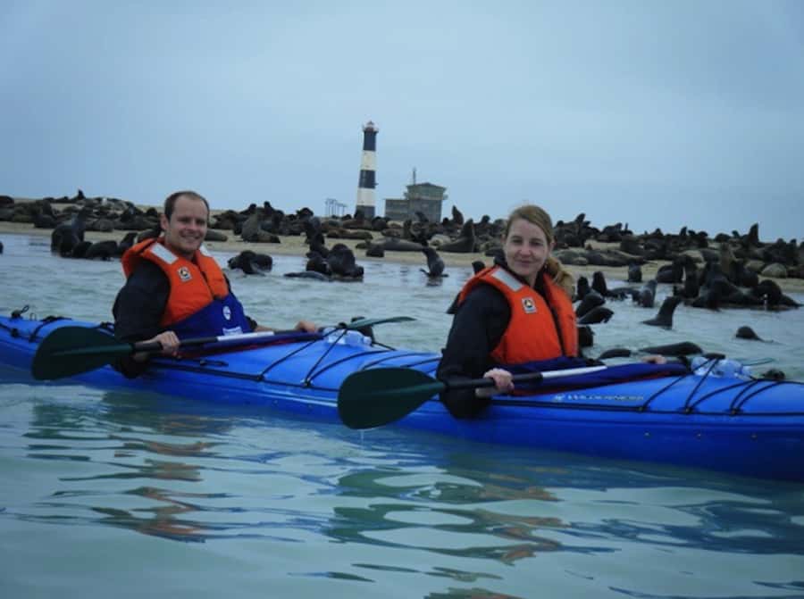 Walvis Bay: Pelican Point Kayaking Tour - The morning begins beside Walvis Bay Lagoon