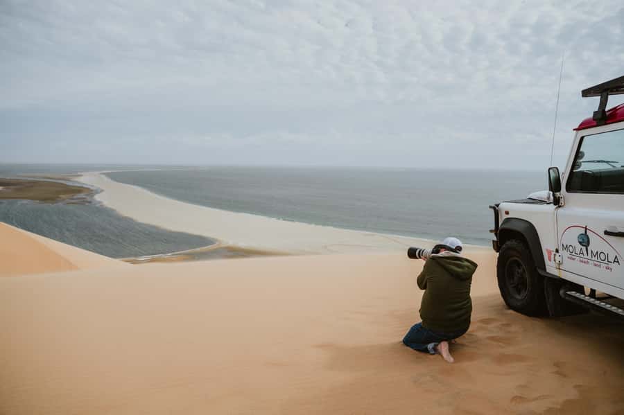 Walvis Bay: Sandwich Harbour 4x4 Trip with Beach BBQ Lunch - The catamaran ride to Pelican Point