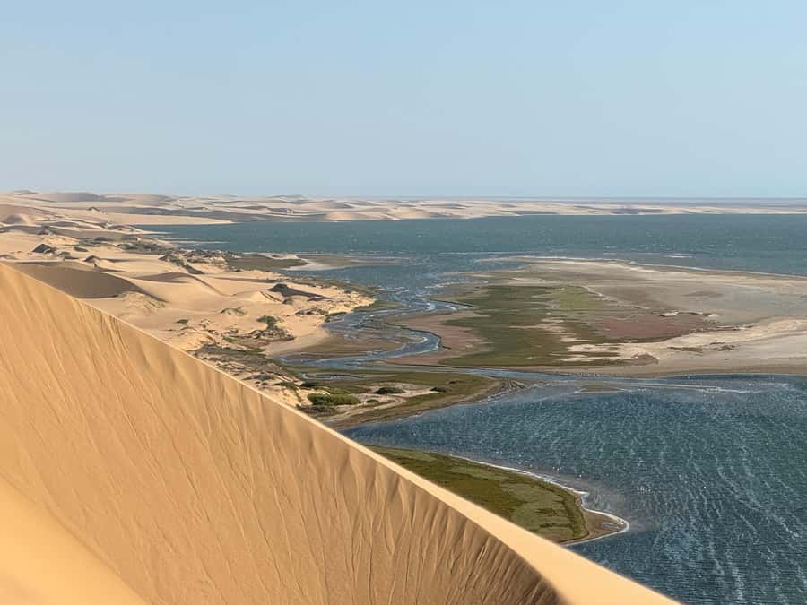Walvisbay: Sandwich Harbour SUNSET Tour-End It Beautifully - The 4x4 ride into Sandwich Harbour